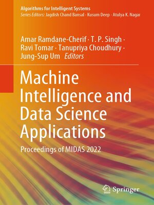 cover image of Machine Intelligence and Data Science Applications